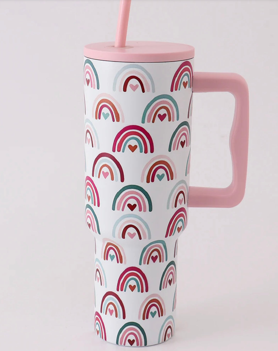 Pink Rainbow Tumbler