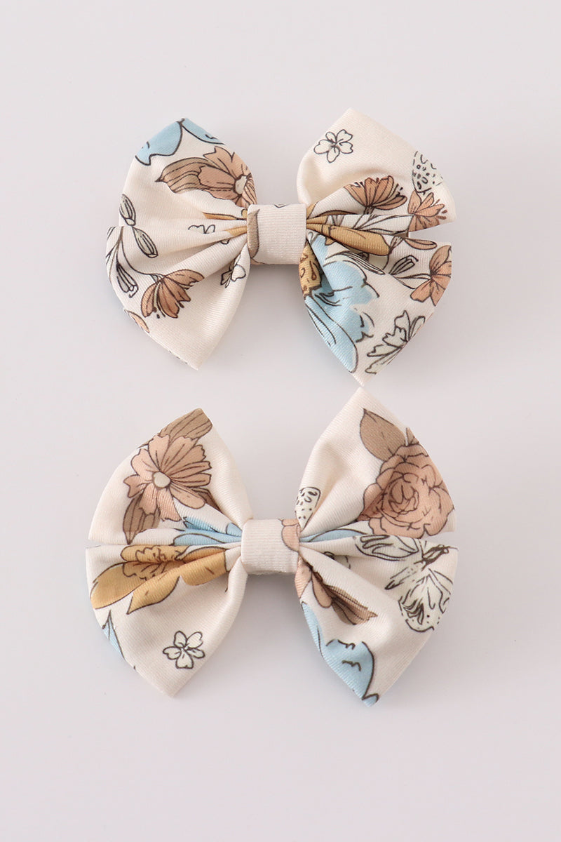 Floral Hair Bow