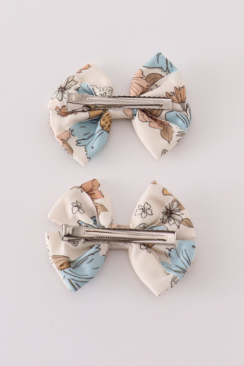 Floral Hair Bow