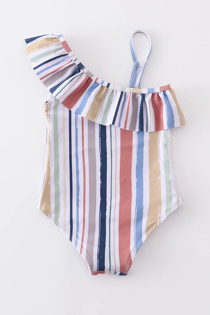 Striped Swim Suit