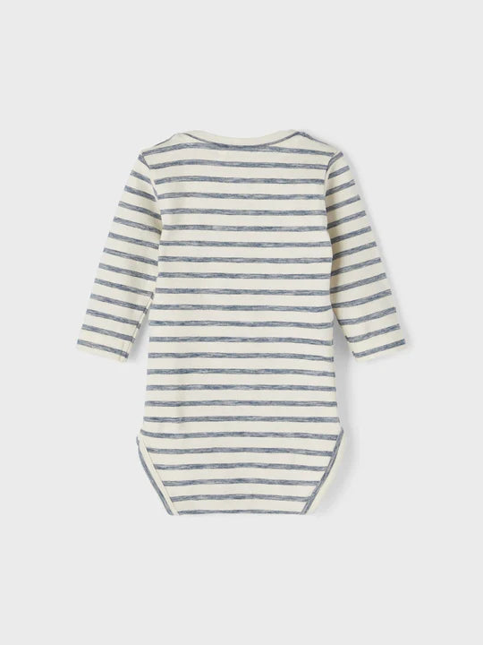 Blue Striped Onesie