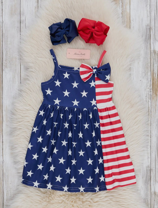 Star Bangled Bow Dress