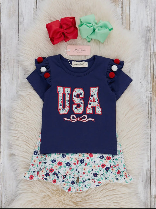 USA Garden Ruffle Outfit