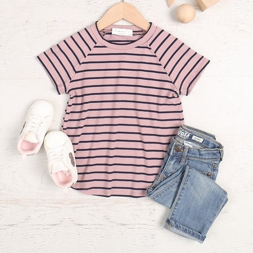 Striped Raglan Top