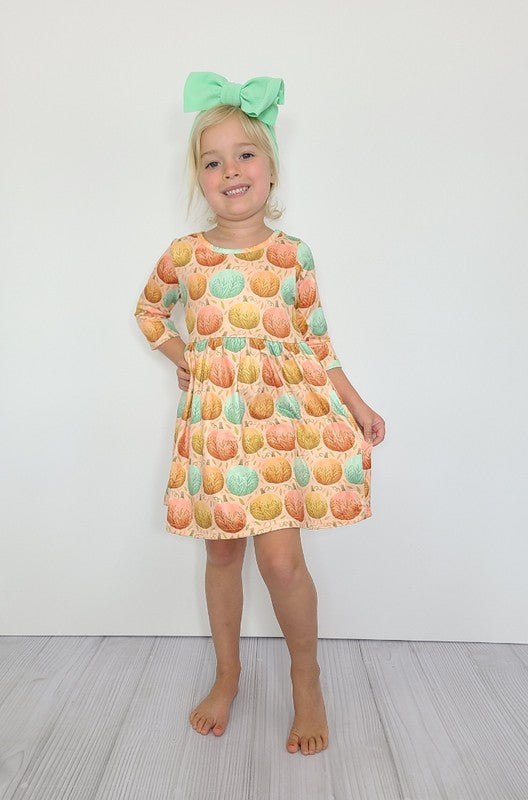 Pumpkin Fall Dress