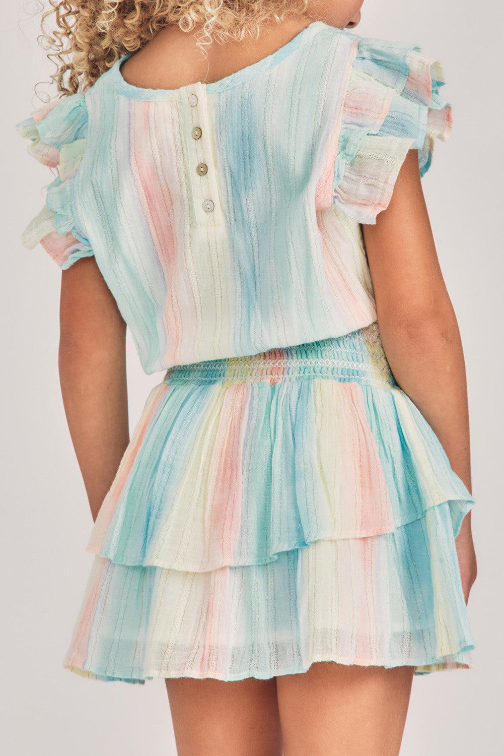 Pastel Ruffle Dress