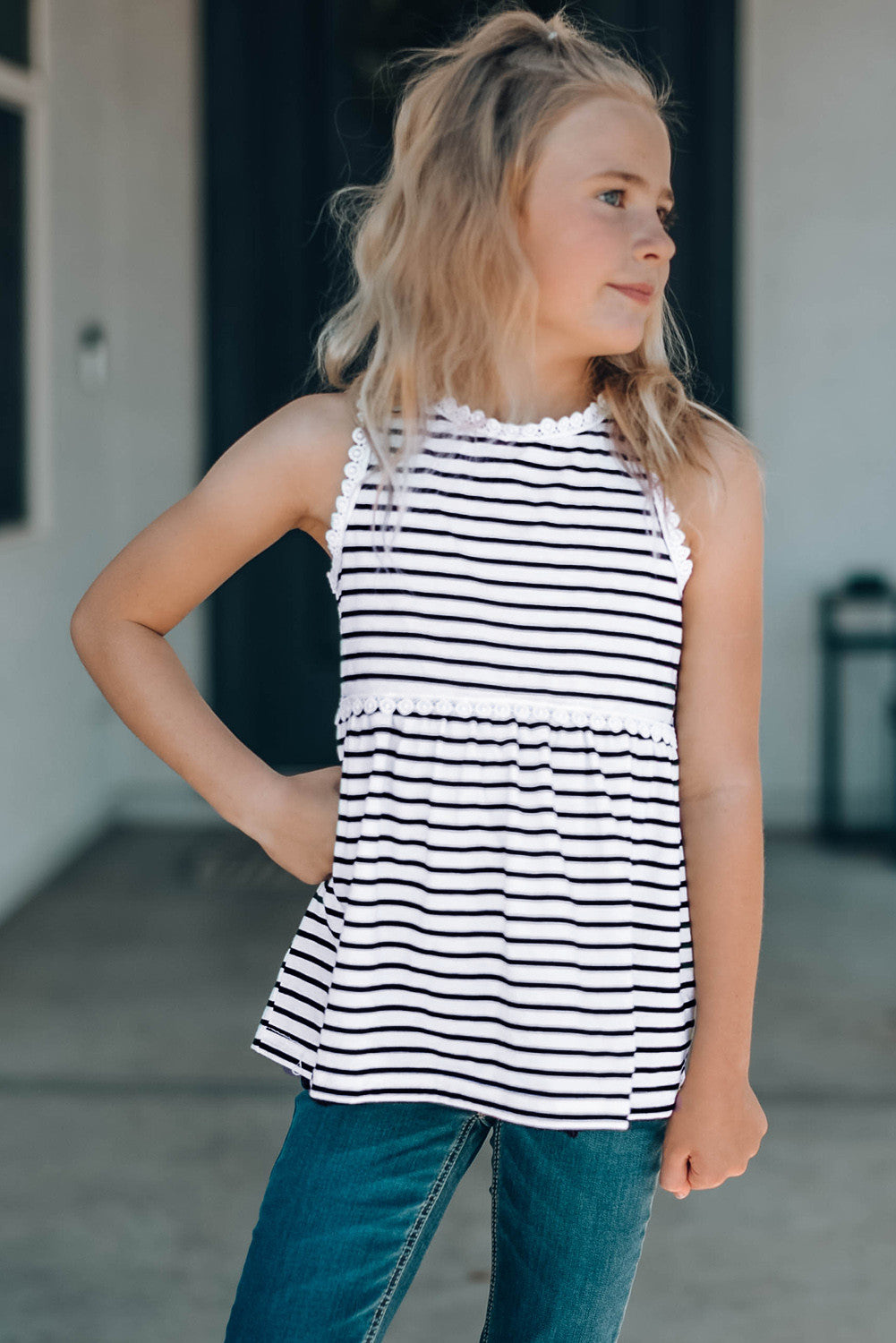 Baby Doll Striped Tank