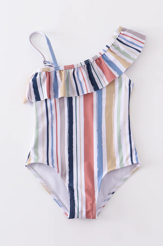 Striped Swim Suit