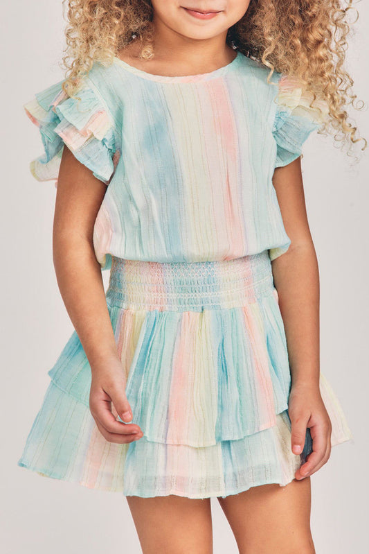 Pastel Ruffle Dress